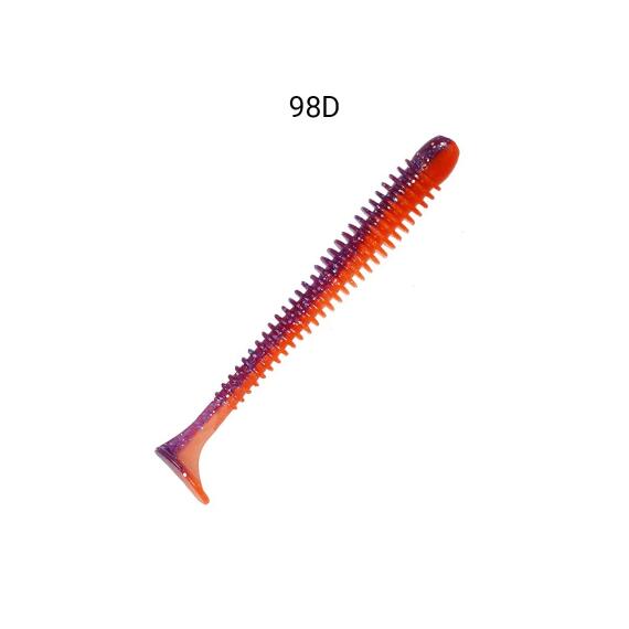 Мягкая приманка CRAZY FISH Vibro Worm 4'' 75-100-98d-6, фото 