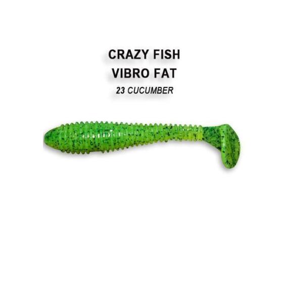 Мягкая приманка CRAZY FISH Vibro fat 2.7" 1-71-23-6, фото 