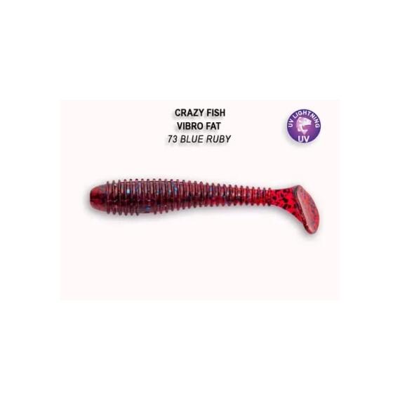 Мягкая приманка CRAZY FISH Vibro fat 2.7" 1-71-73-6, фото 