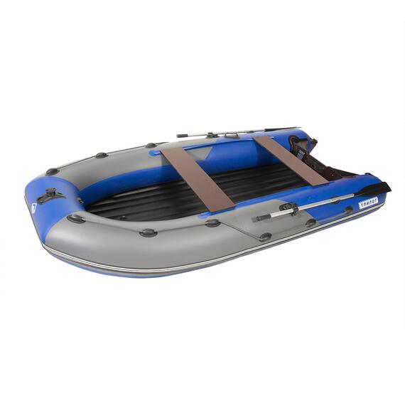 Лодка моторная килевая Пилот 320 НД НД, Цвет: серый/чёрный, Материал: Армированный ПВХ, фото 