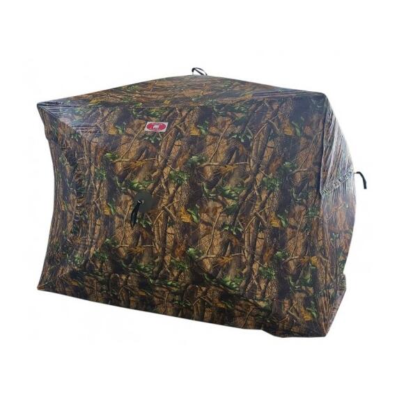 Всесезонная палатка Медведь Куб 4 LONG Зима-Лето (2.2*2.5/2.0m) утеплённая (3-сл) + Пол, фото , изображение 3