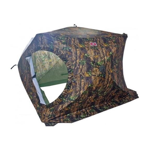 Всесезонная палатка Медведь Куб 4 LONG Зима-Лето (2.2*2.5/2.0m) утеплённая (3-сл) + Пол, фото 