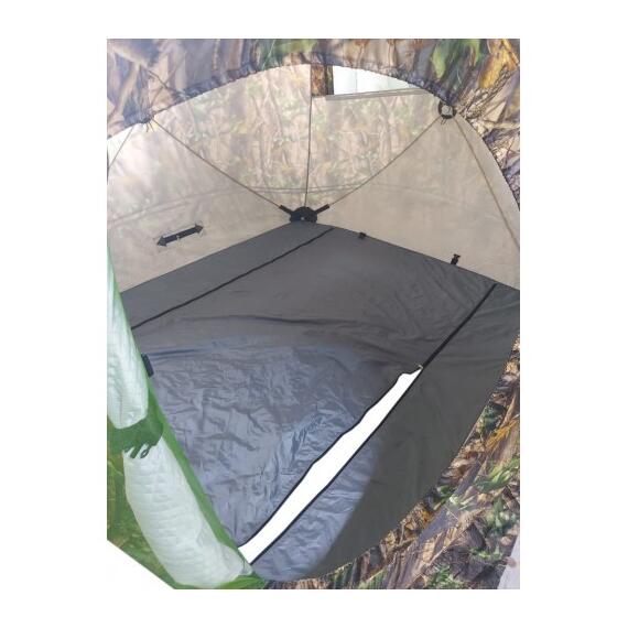 Всесезонная палатка Медведь Куб 4 LONG Зима-Лето (2.2*2.5/2.0m) утеплённая (3-сл) + Пол, фото , изображение 4