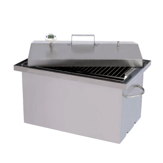 Горизонтальная коптильня 24 л. Hanhi 2, фото , изображение 3