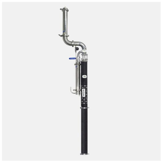 КОЛОННА С ОТБОРОМ ПО ПАРУ И ЖИДКОСТИ WEIN 6 PRO НА 2", фото , изображение 2