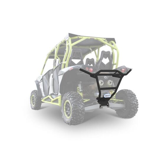 Бампер задний (с креплением лебедки, квадрат для фаркопа) Сталь для квадроцикла BRP Maverick 1000 DS / Turbo 2015-, фото , изображение 2