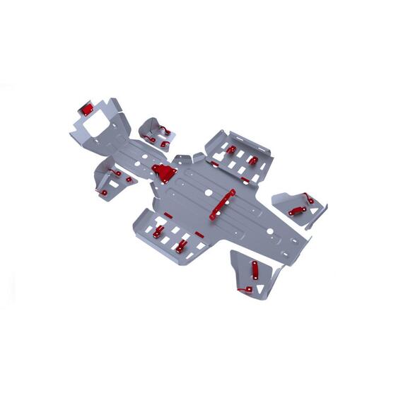 Защита днища алюминий для квадроцикла YAMAHA Grizzly 700 2014-2015, фото 