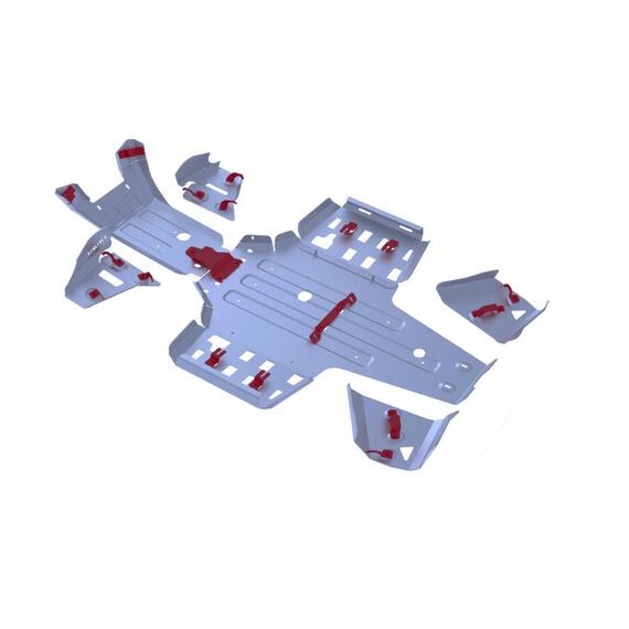 Защита днища алюминий для квадроцикла YAMAHA Kodiak 2016, фото 