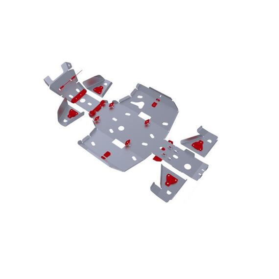 Защита днища алюминий для квадроцикла SUZUKI Kingquad LT-A750/ LT-A500 2011-2018, фото 