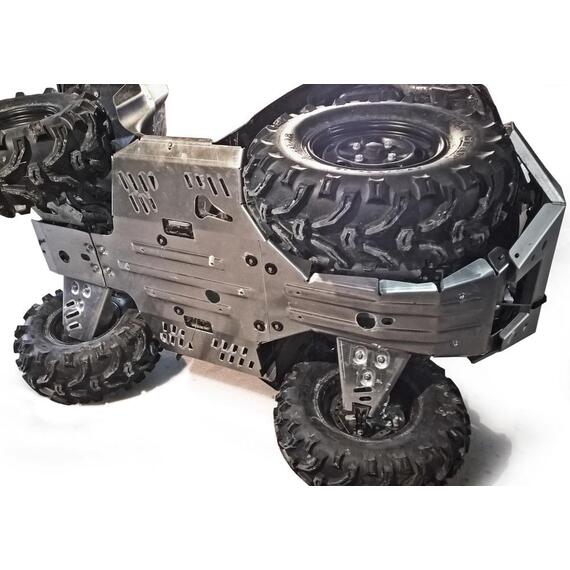 Защита днища алюминий для квадроцикла SUZUKI Kingquad LT-A750/ LT-A500 2011-2018, фото , изображение 3