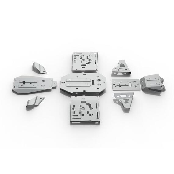 Защита днища алюминий для квадроцикла ODES 650L/850L/1000L 2022-, фото 