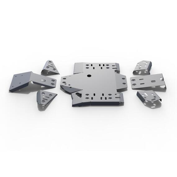 Защита днища алюминий для квадроцикла CFMOTO 500 А / 2A 2011-2015, фото 