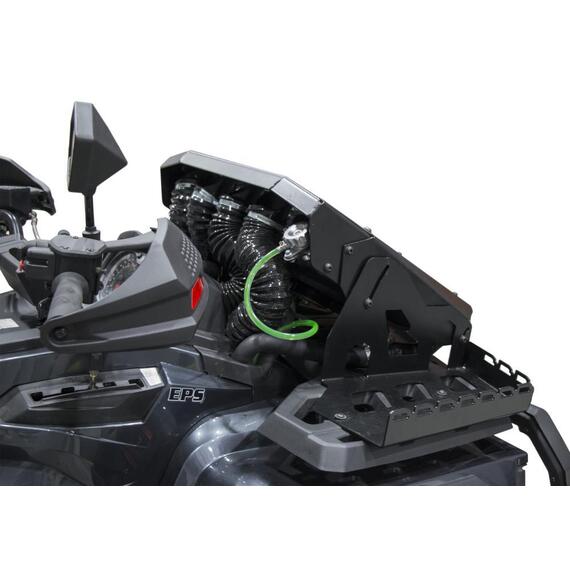 Вынос радиатора с шноркелем и площадками алюминий для квадроцикла ODES 650S/850S/1000S/650L/850L/1000L 2022-, фото , изображение 3