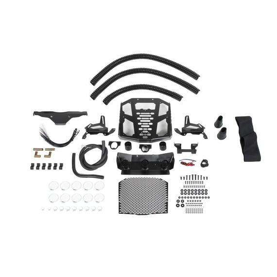 Вынос радиатора с шноркелем алюминий для квадроцикла CFMOTO Х8 Н.О. (2018-), X10 (2019-), X8 (2012-2017) 2012-, фото 