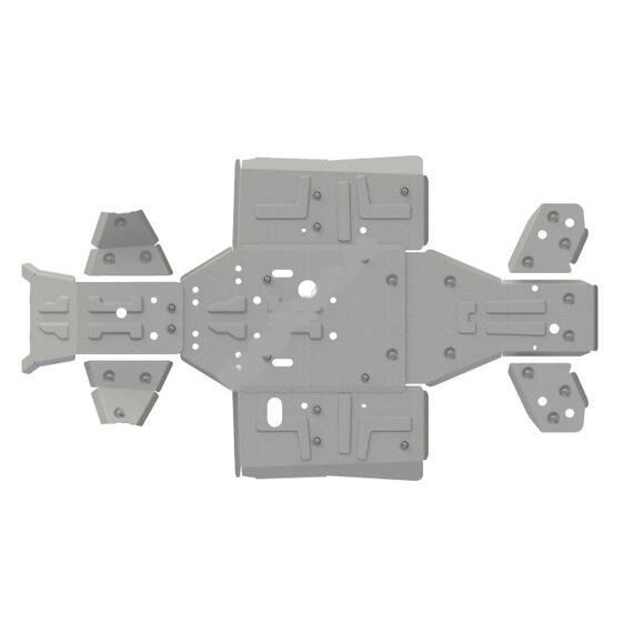 Защита днища Алюминий для квадроцикла CFMoto CFORCE 400L/520L 2022-, фото 