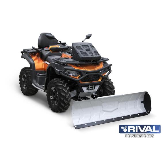 Комплект снегоотвала с быстросъемным креплением Supreme2 silver 150 для квадроцикла, фото 