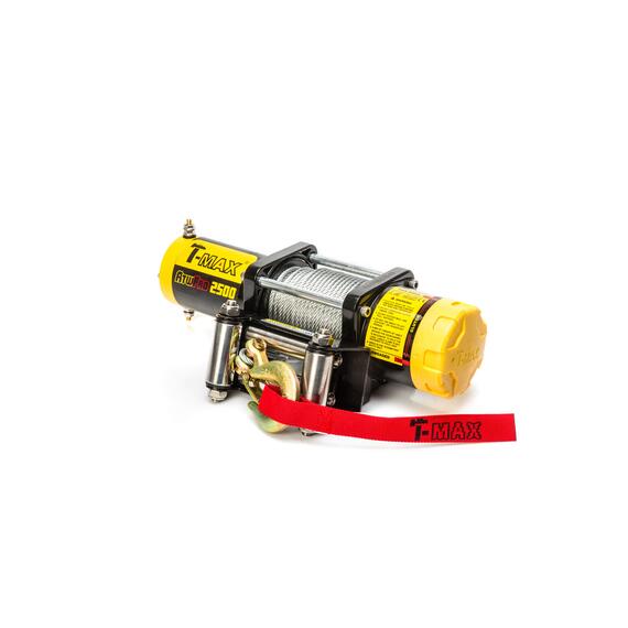 Лебедка электрическая стальной трос T-Max ATW PRO 2500, фото 