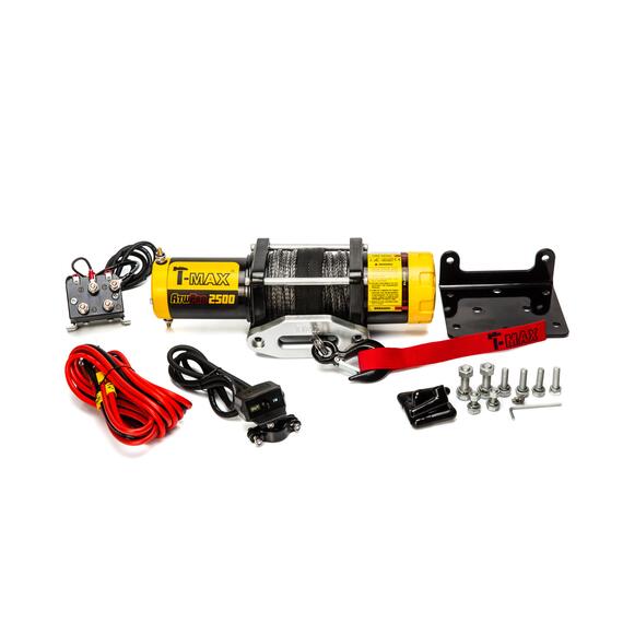 Лебедка электрическая стальной трос T-Max ATW PRO 2500, фото , изображение 2