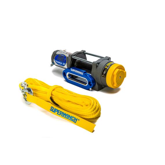Лебедка электрическая синтетический трос Superwinch TERRA 45, фото 
