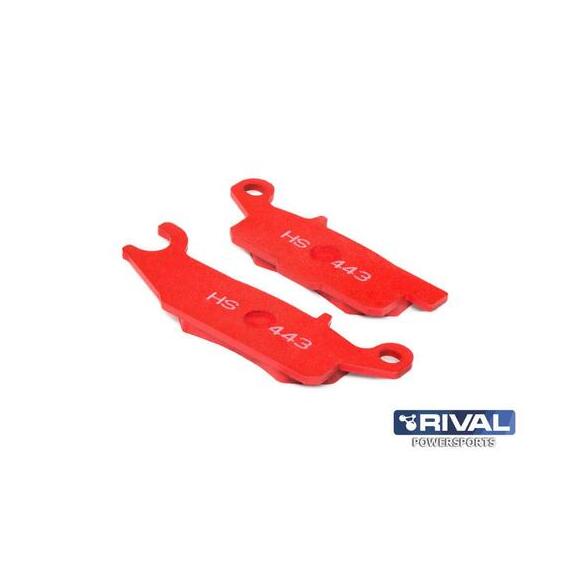 ТОРМОЗНЫЕ КОЛОДКИ ДЛЯ КВАДРОЦИКЛОВ YAMAHA (GRIZZLY 550, 700) RIVAL HS443, фото , изображение 2