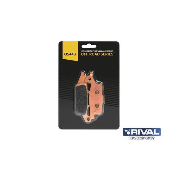 ТОРМОЗНЫЕ КОЛОДКИ ДЛЯ КВАДРОЦИКЛОВ YAMAHA (GRIZZLY 550/700) RIVAL OS443, фото 