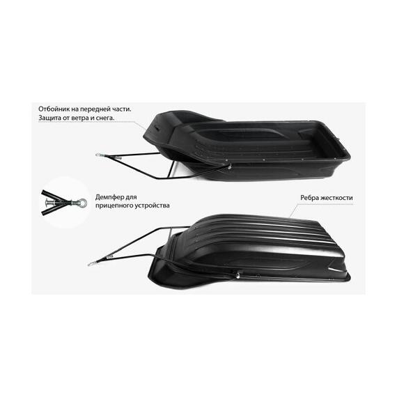 Сани-волокуши 1430 отбойником, фото , изображение 7