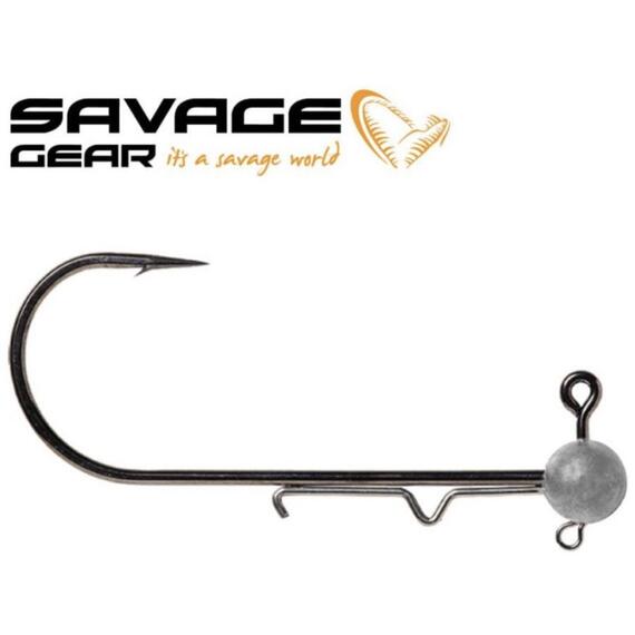 Джиг головка с дополнительным ухом Savage Ball Jighead Nl 8/0 15g 50pcs, фото 