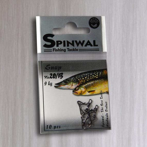 Застежка Spinwal Snap size 20B 9kg 10pcs, фото , изображение 2