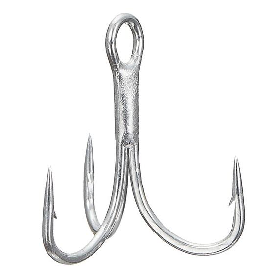 Крючки тройные Vanfook DT-58S, #1, Silver, фото 