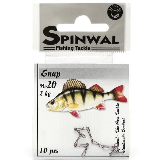 Застежка Spinwal Snap size 20 2kg 10pcs, фото , изображение 2