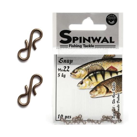 Застежка Spinwal Snap size 22 5kg 10pcs, фото 