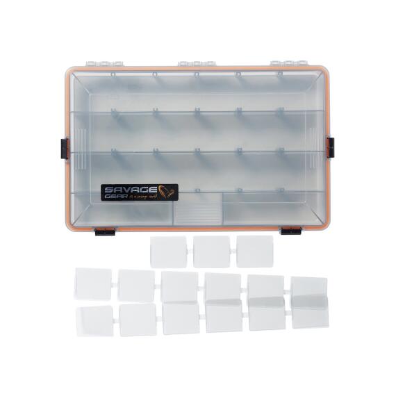 Коробка для приманок SAVAGE GEAR WP Lurebox 5B Smoke 35,5X23X5cm, фото 