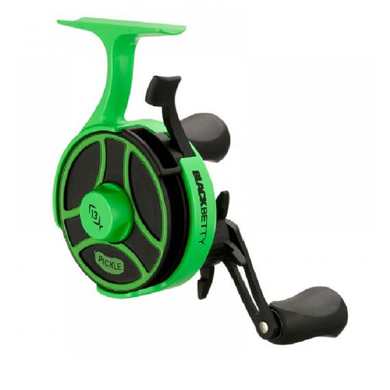 Катушка зимняя 13 FISHING Black Betty FreeFall Ghost Radioactive (зеленая), фото , изображение 2