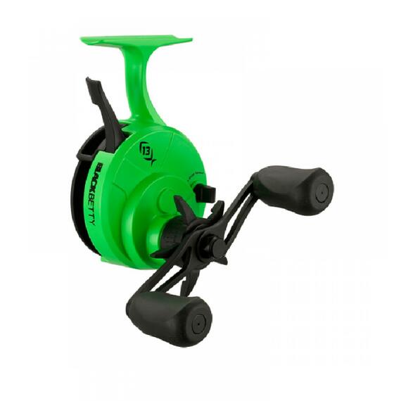 Катушка зимняя 13 FISHING Black Betty FreeFall Ghost Radioactive (зеленая), фото , изображение 3