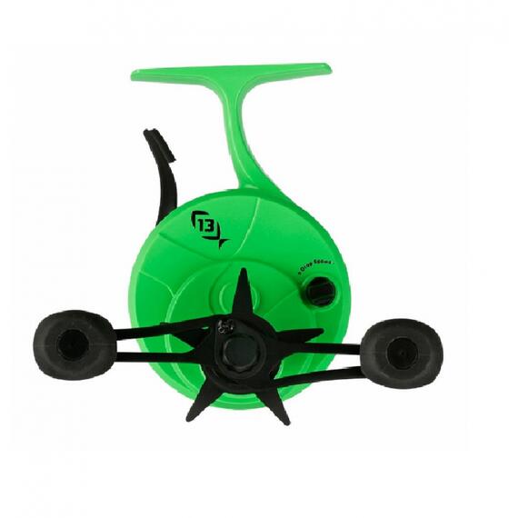 Катушка зимняя 13 FISHING Black Betty FreeFall Ghost Radioactive (зеленая), фото , изображение 4