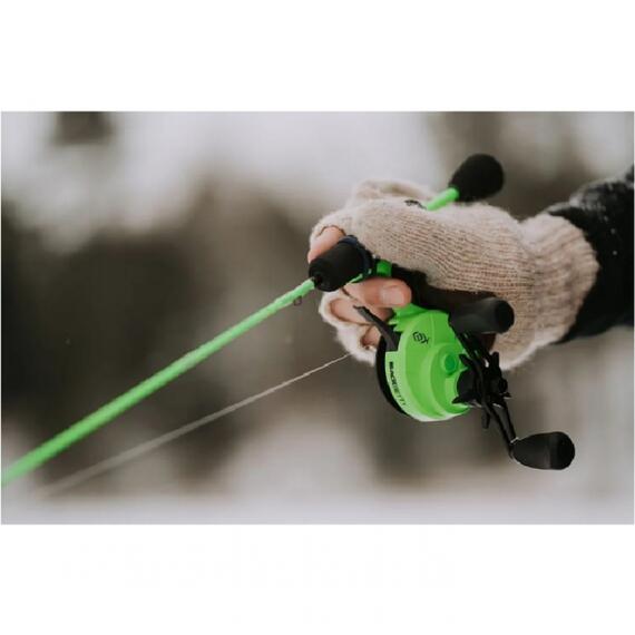 Катушка зимняя 13 FISHING Black Betty FreeFall Ghost Radioactive (зеленая), фото 