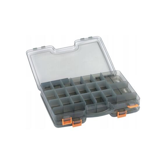 Коробка для приманок SAVAGE GEAR Lurebox 2 Sided Smoke Large 29,5X20,5X6,2cm, фото , изображение 2