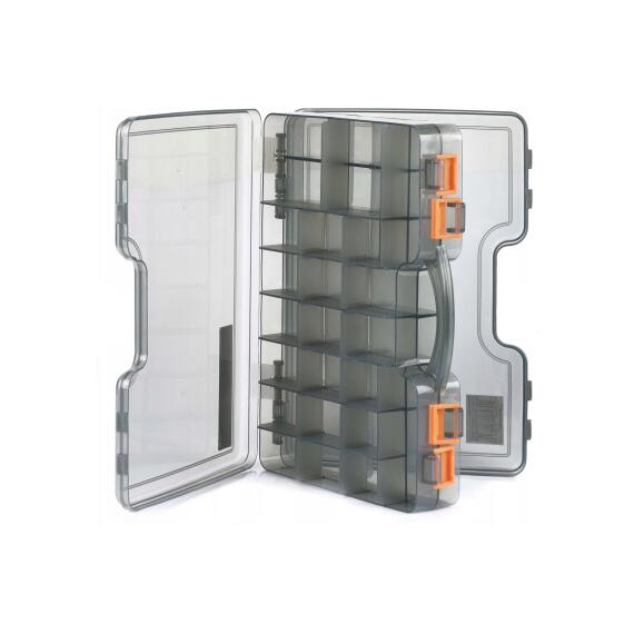 Коробка для приманок SAVAGE GEAR Lurebox 2 Sided Smoke Large 29,5X20,5X6,2cm, фото , изображение 3