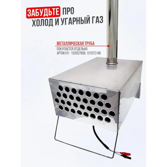 Теплообменник для палатки Manko на 32 трубы в сумке с трубами (3 шт.), фото , изображение 5