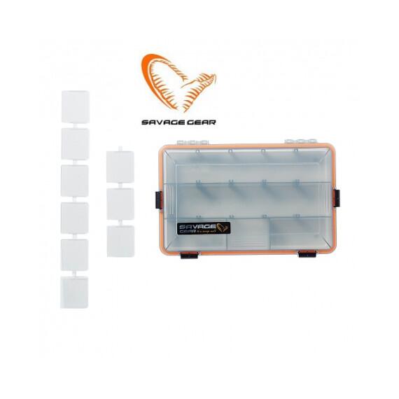 Коробка для приманок SAVAGE GEAR WP Lurebox 4B Smoke 27,5X18X5cm, фото 