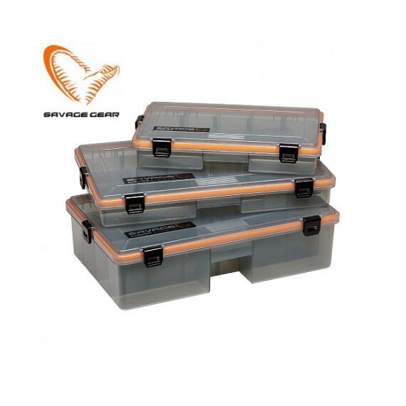 Коробка для приманок SAVAGE GEAR WP Lurebox 4B Smoke 27,5X18X5cm, фото , изображение 2