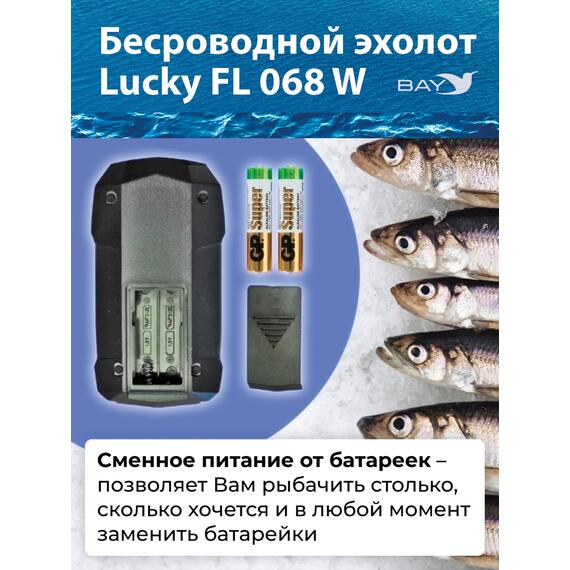 Беспроводной эхолот Lucky FL 068 W, фото , изображение 4