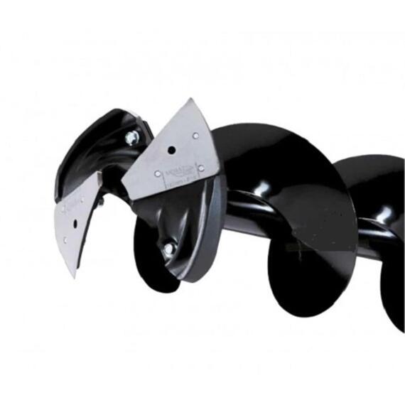 Шнек под шуруповерт с адаптером и защитным диском Mora Ice Nova Black Cordless 130mm/5", фото , изображение 2