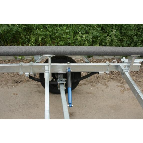 Прицеп лодочный одноосный ЛАВ 81014АВ (ложементы) Вектор, фото , изображение 4