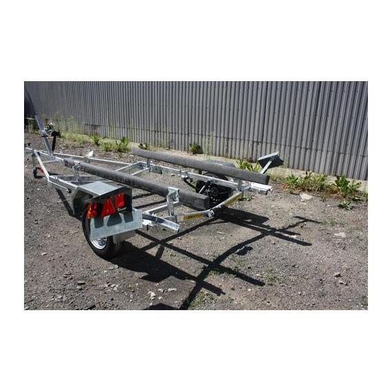 Прицеп лодочный одноосный ЛАВ 81015С (ложементы) Вектор, фото , изображение 4