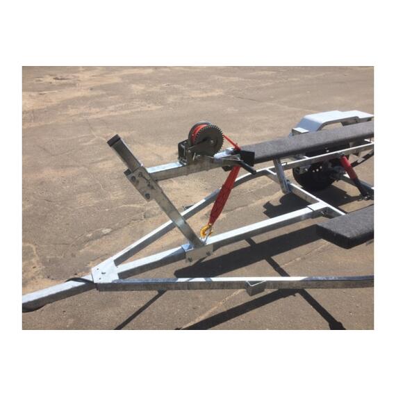 Прицеп лодочный одноосный ЛАВ 81015 (ложементы, съемный фартук) Вектор, фото , изображение 7