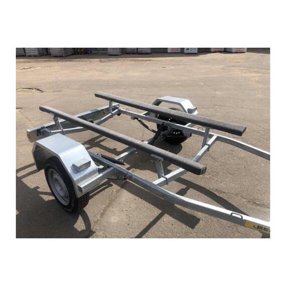 Прицеп лодочный одноосный ЛАВ 81015 (ложементы, съемный фартук) Вектор, фото , изображение 6