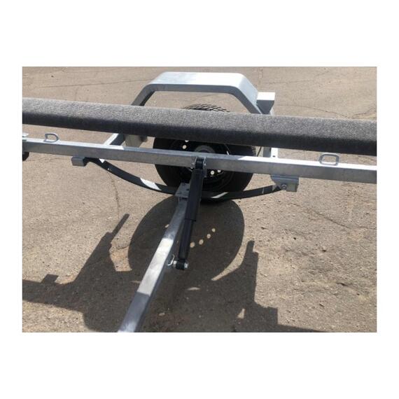 Прицеп лодочный одноосный ЛАВ 81015 (ложементы, съемный фартук) Вектор, фото , изображение 8