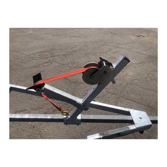 Прицеп лодочный одноосный ЛАВ 81015 (ложементы, съемный фартук) Вектор, фото , изображение 3