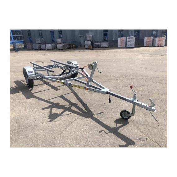 Прицеп лодочный одноосный ЛАВ 81015 (ложементы, съемный фартук) Вектор, фото , изображение 11